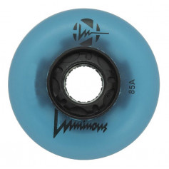 LUMINOUS LED WHEELS - BLUE GLOW - 72 mm x4